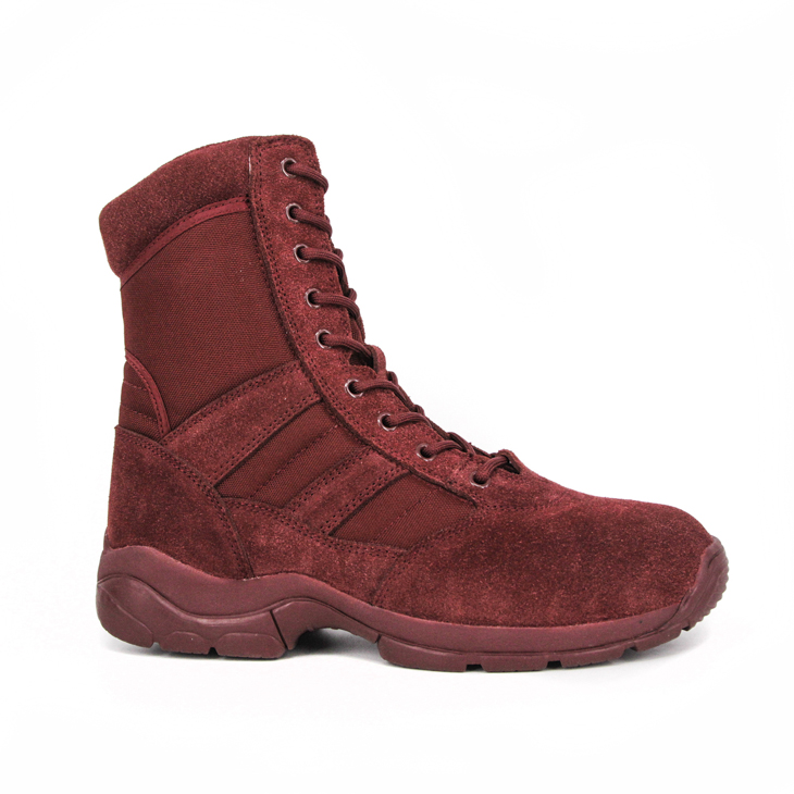 Zipper red men desert boots 7264
