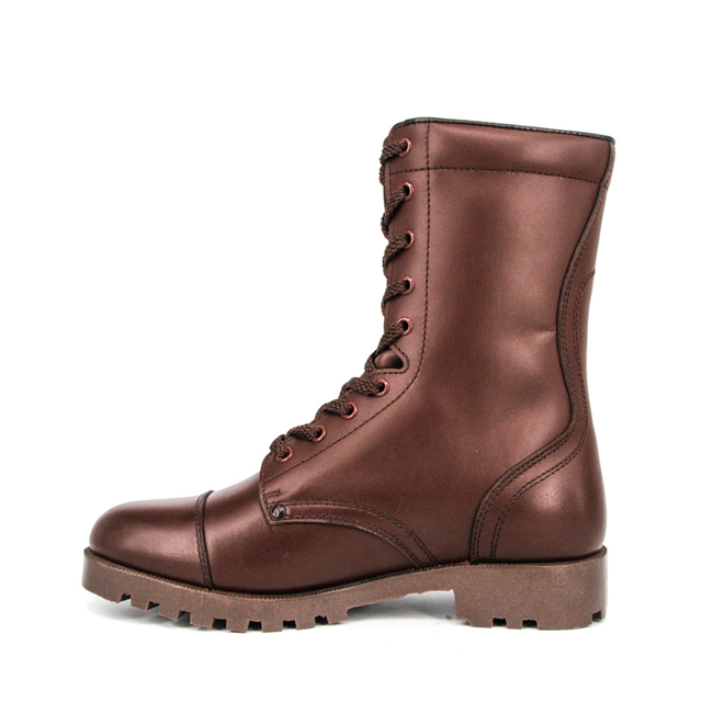 Botas de couro completas australianas militares vintage baratas vermelhas marrons 6259