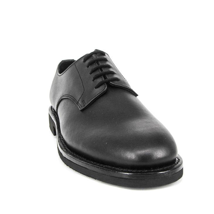 Comfortable black leather office shoes 1207 from China