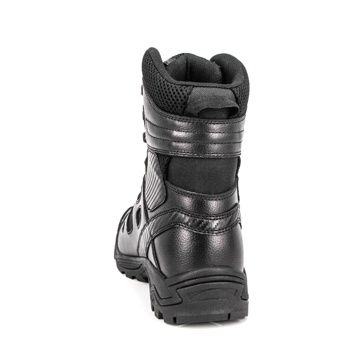Wholesale black leather military tactical boots 4277