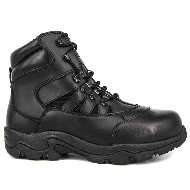 Black youth ankle military tactical boots 4104