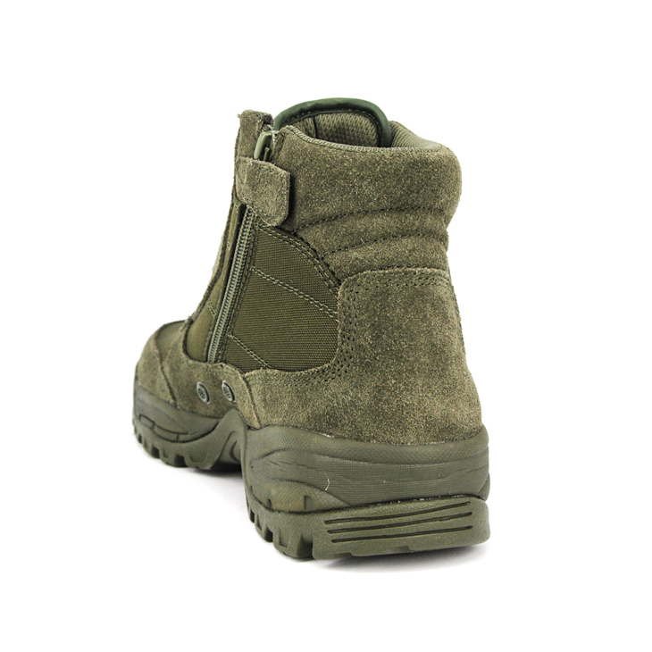 Desert boots in pelle scamosciata verde militare 7102