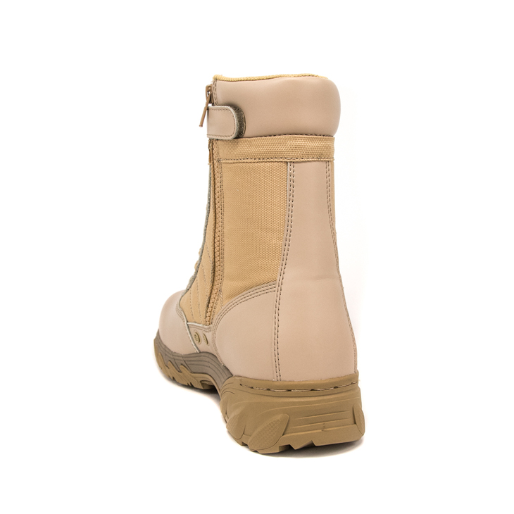Mataas na kalidad na murang mga espesyal na pwersang leather military desert boots 7255