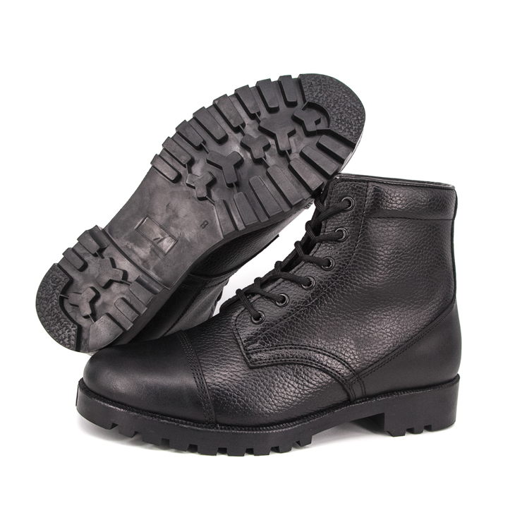 Hochwertiger Walking-B&uuml;ro-Milit&auml;r-Polizeischuh-Volllederstiefel 6116
