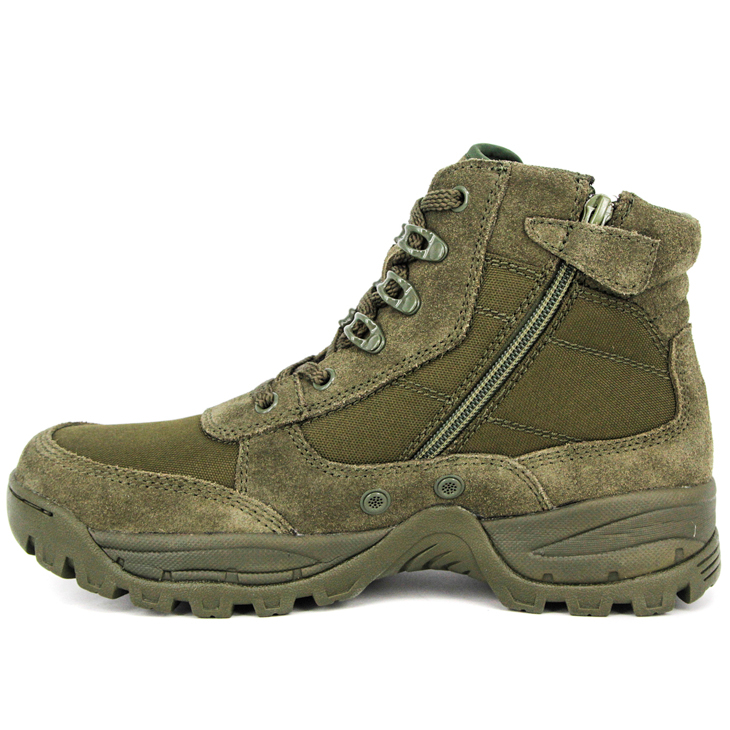 Desert boots in pelle scamosciata verde militare 7102