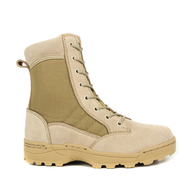 Sand tactical suede desert boots for travel 7246