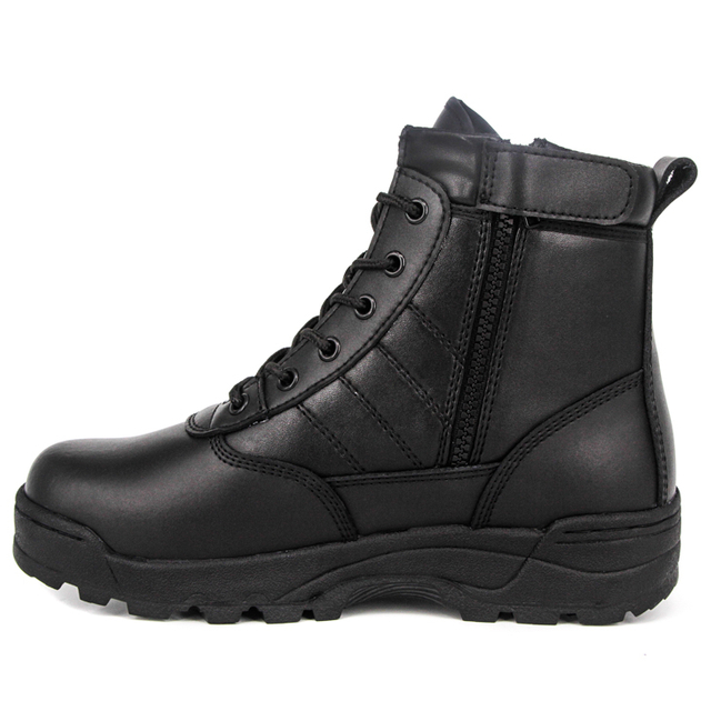 Ankle Hiking Buong katad na Militar Tactical Boots 6123