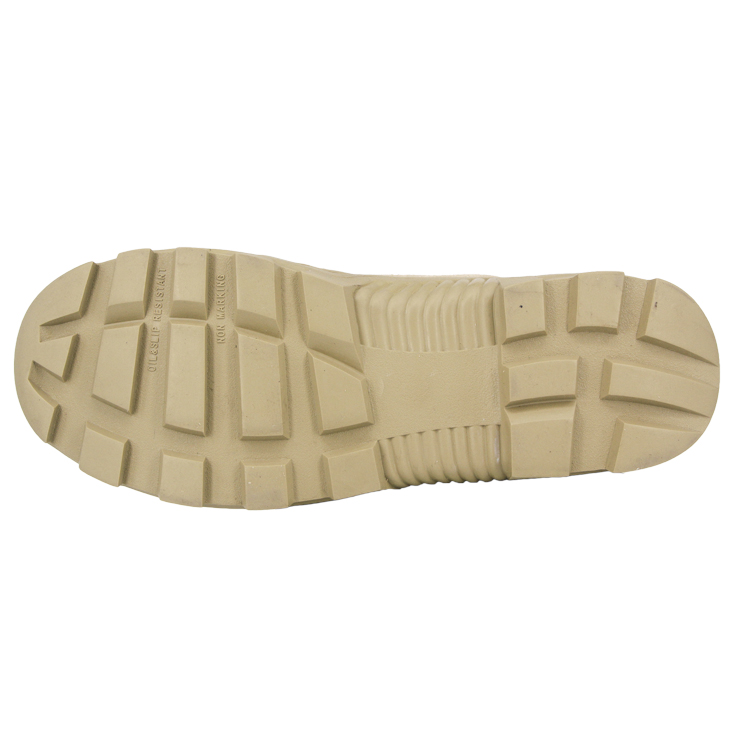 Fashion khaki leather desert boots 7106