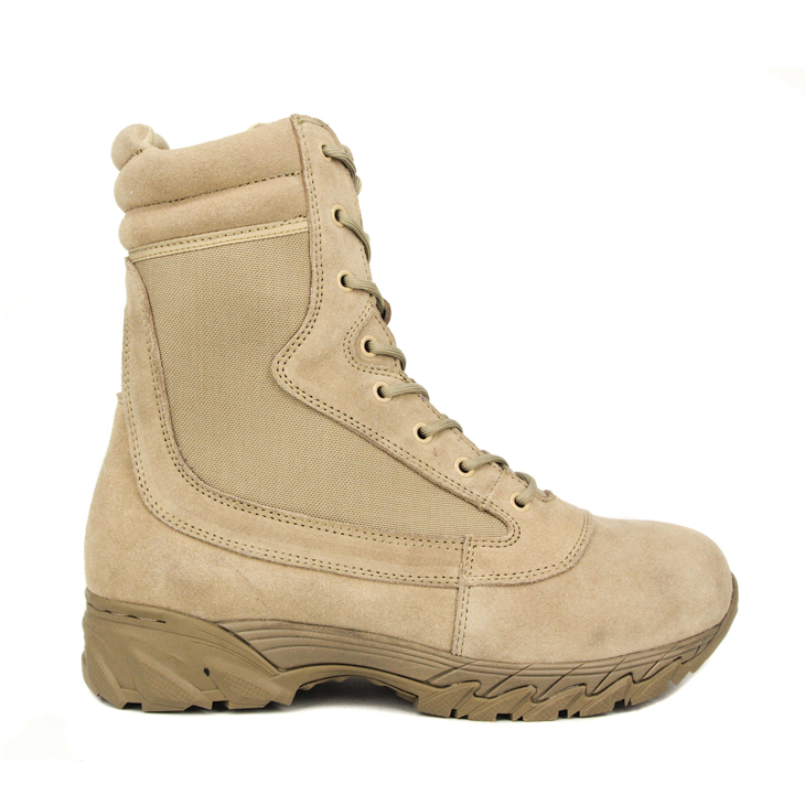 US police khaki military desert boots 7248