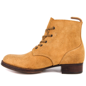 Khaki high quality military chukka leather boots 6289