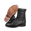 Malaysia American ladies military embossed full leather boot 6242