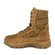 Hot weather brown color 8 inch tactical desert boots 
