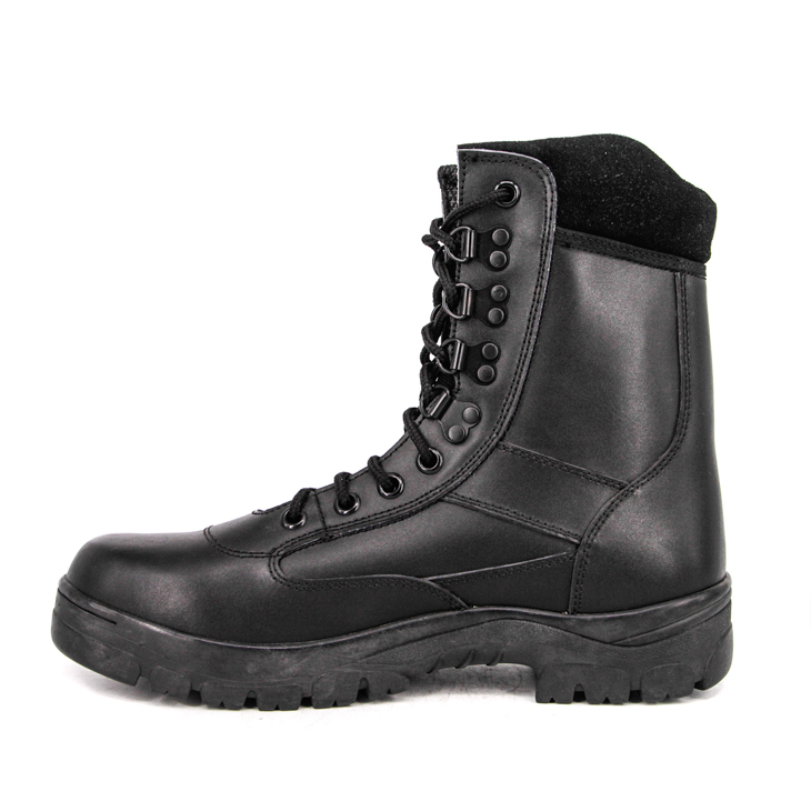 Japanese Korean police military full leather boots 6249 from China