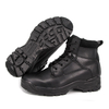 Searcher waterproof black full leather boots 6110