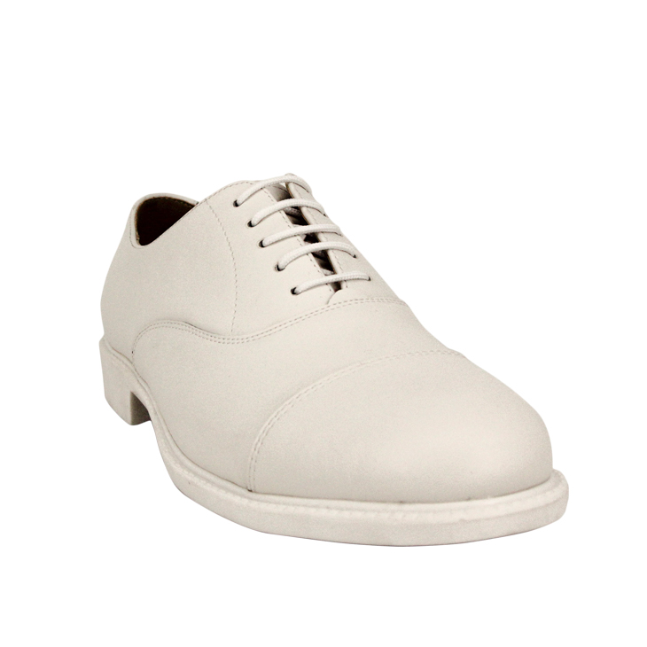 Scarpe da ufficio da lavoro di qualit&agrave; bianca lucida alla moda 1219 