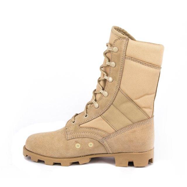 Sepatu bot militer khaki pemuda polisi Turki 7238