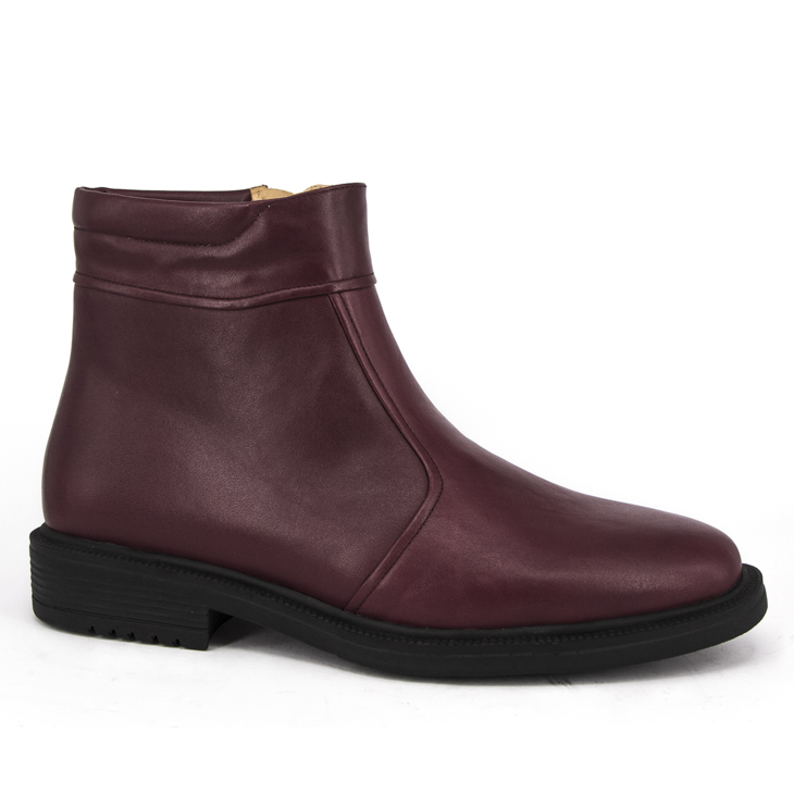Saudi Arabia red brown ankle military shoes 1221