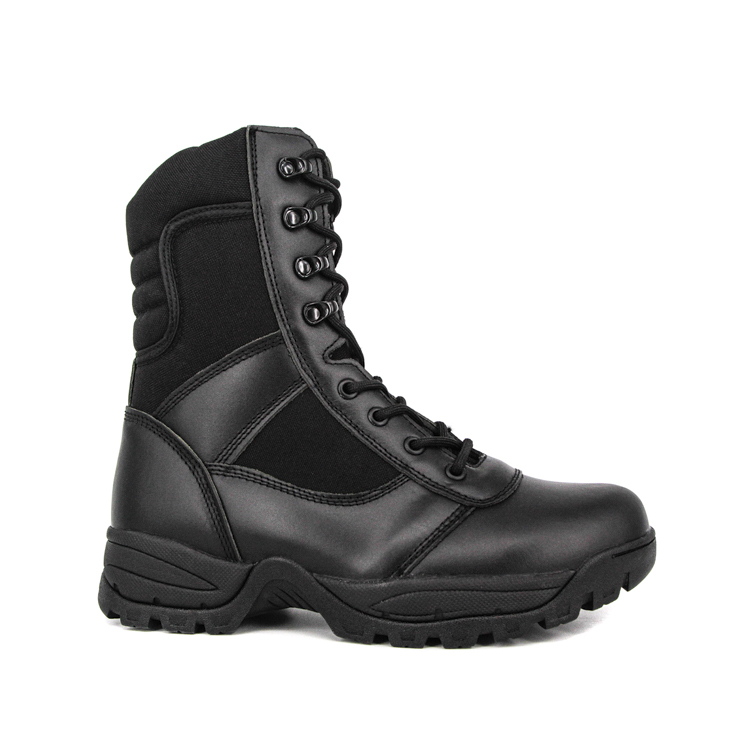 Comfortable motorcycle black military tactical boots 4201