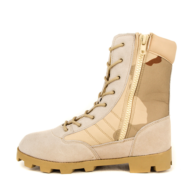 سابر سپلٹ چمڑے پانامہ ربڑ واحد آرمی ٹیکٹیکل صحرا کے جوتے 7272