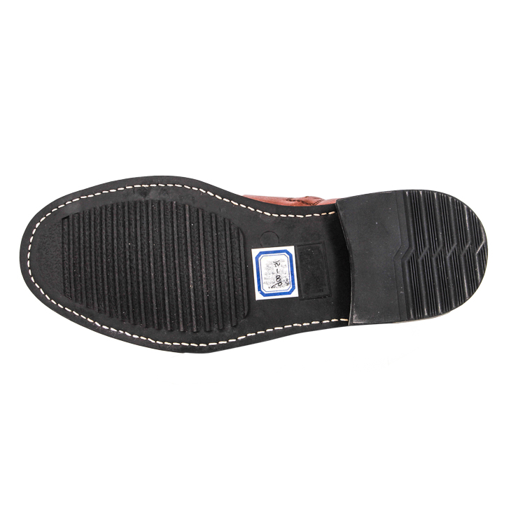 Factory wholesale men red brown office shoes 1270