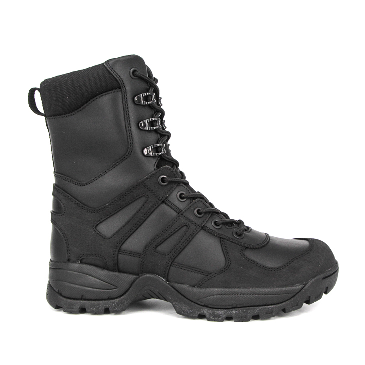 Men's police zip military tactical boots 4235