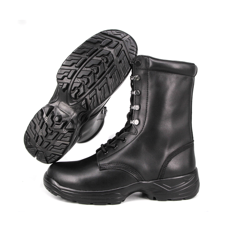 Germany waterproof police full leather boots 6282 from China Manufacturer Milforce Equipment
