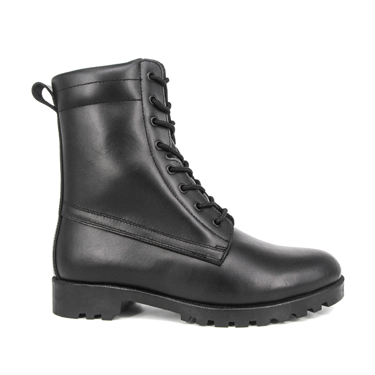 Malaysia rubber sole leather military tactical boots 6293