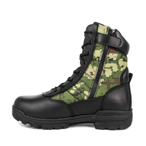 Camouflage combat military tactical boots