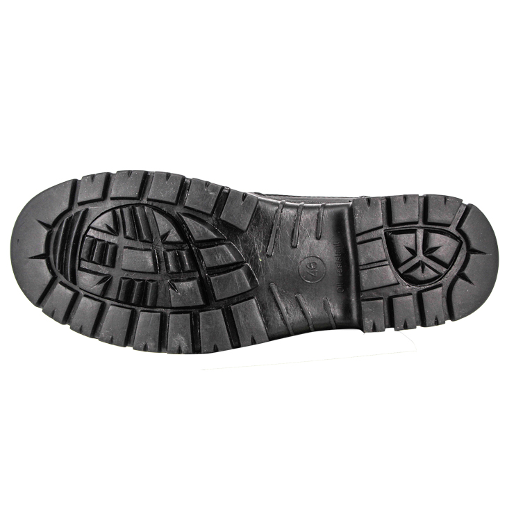 Stivali militari britannici vintage in pelle piena britannica 6277