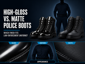 High-Gloss เทียบกับ Matte Police Boots.png