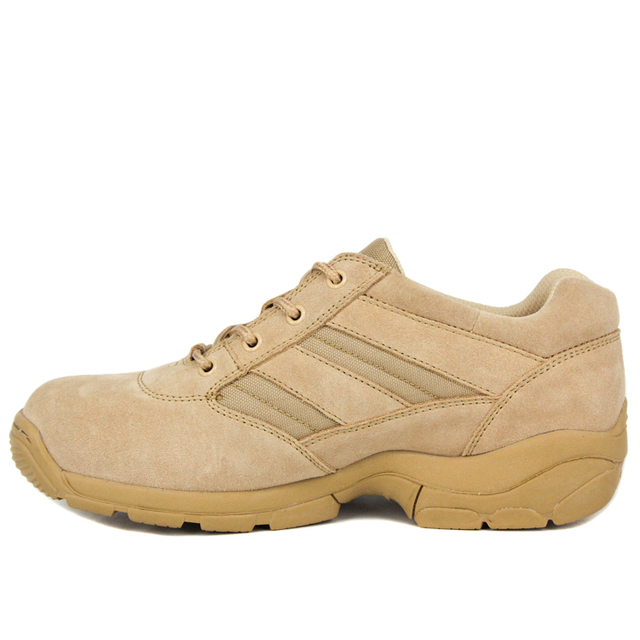 ஜெர்மனி காக்கி பாலைவனம் இலகுரக வெளிப்புற நீடித்த ஏறும் பயண இராணுவ பாலைவன பூட் 7112