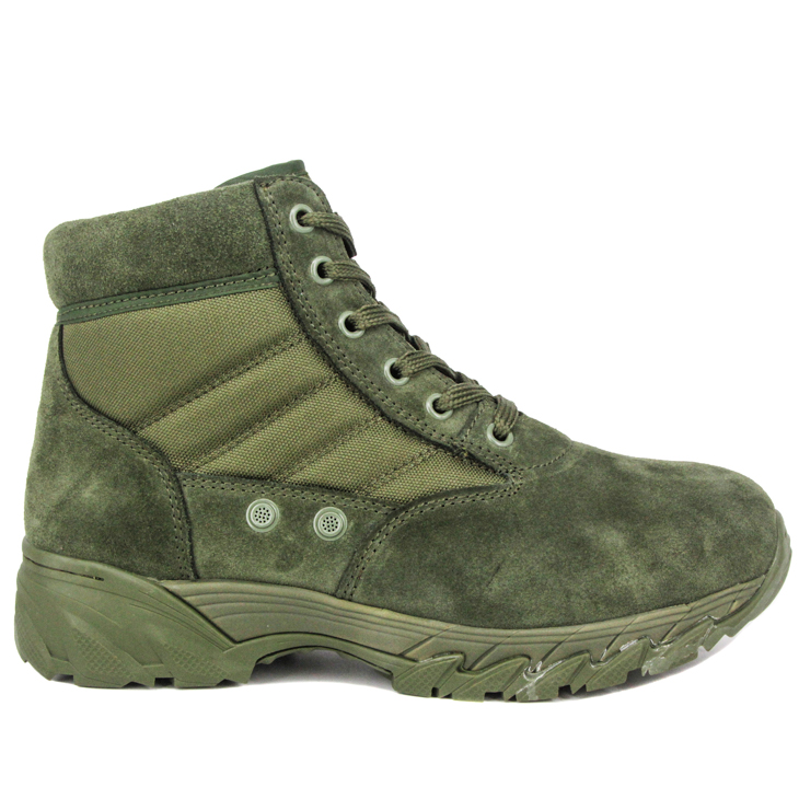 Malaysia green ankle military desert boots 7113