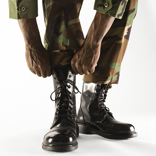 Amerikaanse marktstijl Ⅴ – Leren gevechtslaarzen